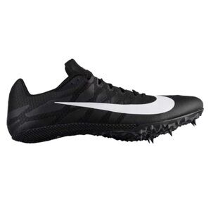 NIKE ZOOM RIVAL S 9 SPRINT SPIKE UNISEX SIZE 13 NEW BLACK:WHITE